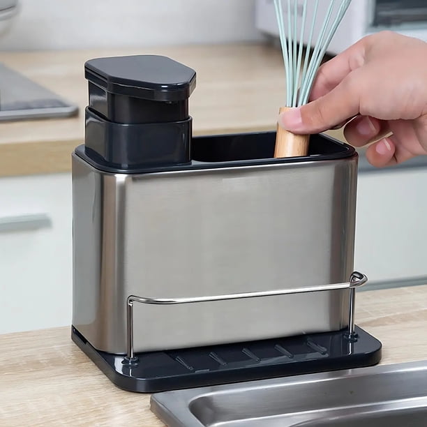 Organizador de cocina con dispensador de lavaloza/jabón
