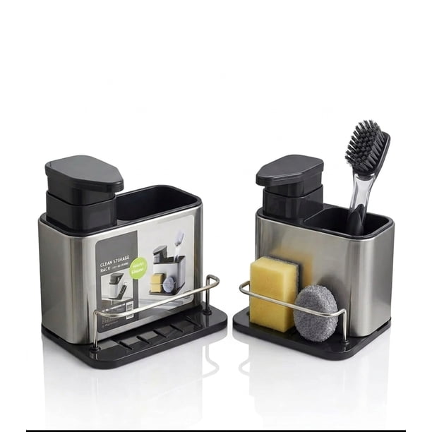 Organizador de cocina con dispensador de lavaloza/jabón