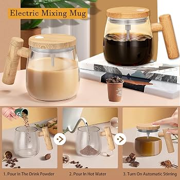 Taza Mug Con Mezclador Automatico