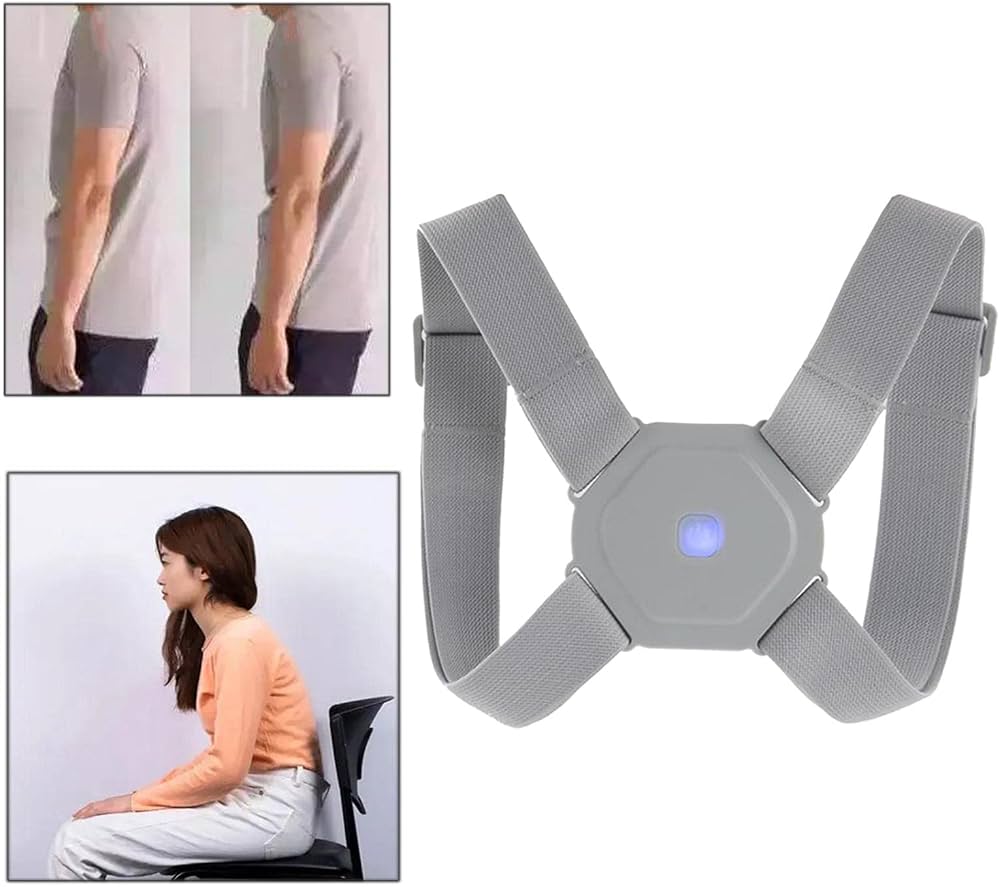 Corrector De Postura Inteligente Gris