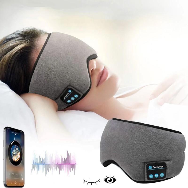 Antifaz para Dormir con Audífonos Bluetooth Integrados