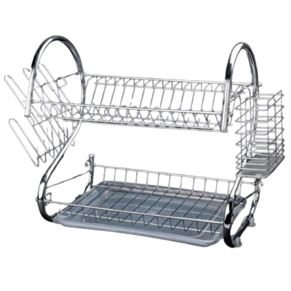 Secador De Platos De 2 Niveles De Acero
